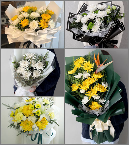 浙江省绍兴诸暨市应店街镇仕坂坞村白事花束代送